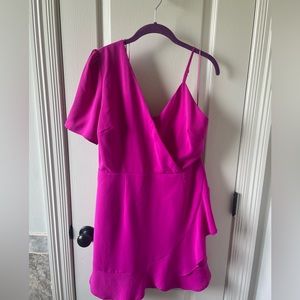 TCEC magenta mini dress.